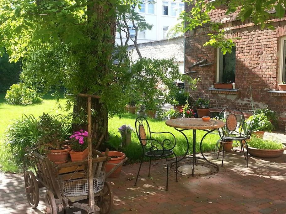 City Appartement Mit Garten, Zentral Und Trotzdem Ruhig Cottbus Luaran gambar